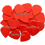 Медиатор Dunlop 47RXLN Red Nylon Sharp Jazz III XL 1.38 mm, фото 3
