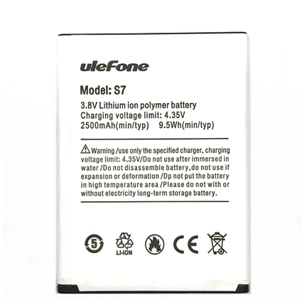 Акумулятор для Ulefone S7 (2500mAh) HC, фото 1