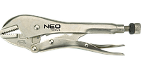 Кліщі затискні Neo, 250 мм, пряміі губки
