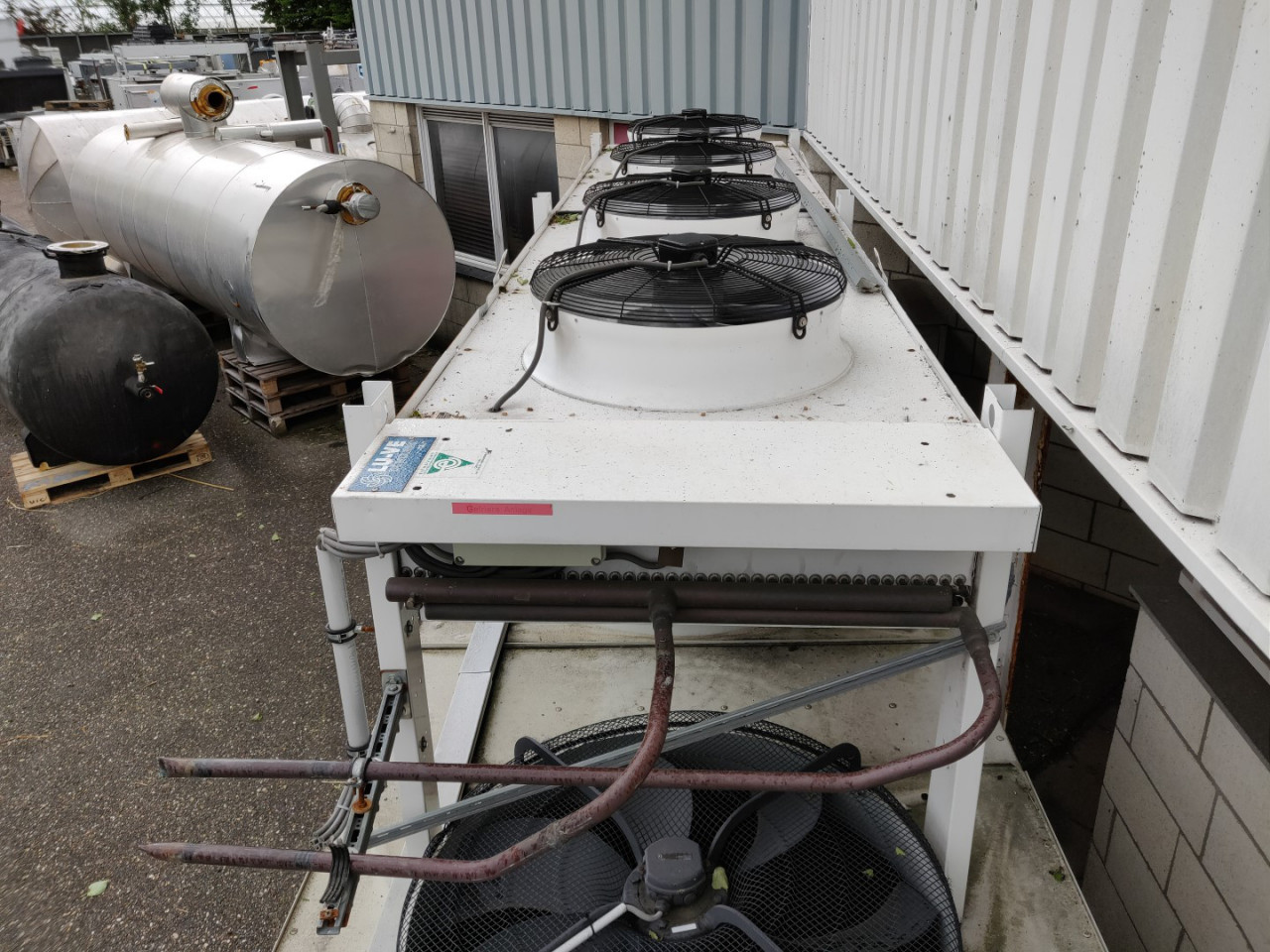 Конденсатор воздушного охлаждения Б/У Lu-Ve (Италия) SHVN 103 H 104 кВт - фото 5 - id-p754770447