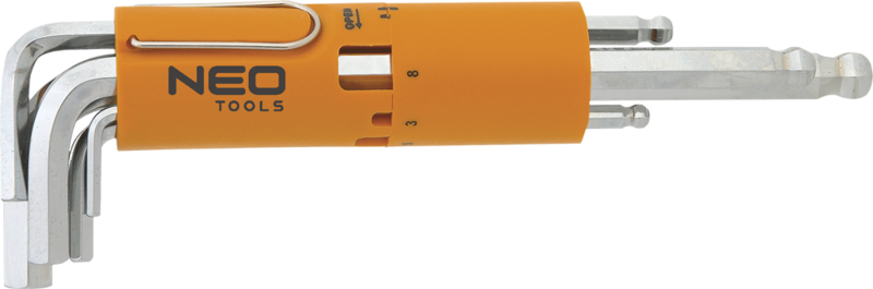 Ключі шестигранні Neo, 2.5-10 мм, набір 8 шт*1 уп.