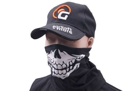 Pół kominiarka termoaktywna z nadrukiem - black [GFC Tactical] (для страйкболу), фото 1