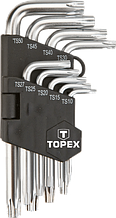 Ключі зірочки Topex, TS10-50, набір 9 шт.*1 уп.