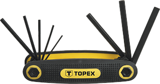 Ключі шестигранні Topex 1.5-6 мм, набір 8 шт