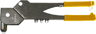 Заклепочник Topex для заклепок алюмінієвих 2.4, 3.2, 4.0, 4.8 мм, декілька положень