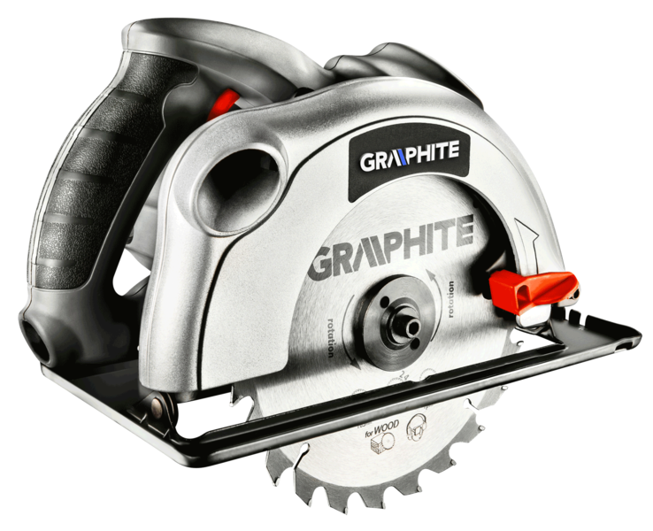 Пила циркулярна Graphite 1200Вт, диск 185x20 мм