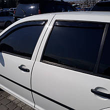 Дефлектори вікон (вітровики) Volkswagen Volkswagen Bora A4 / Jetta 1998-2005 (вставні, 4 шт.) (HEKO)