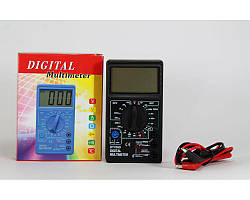 Мультиметр цифровий DT 700D зі звуком і температурою, тестер, вимірювання струму