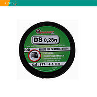 Пневматичні кулі Скарабей колпачковиє 4.5 мм, 0,28 г, 600 штук DS-0,28