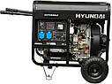 Генератор дизельний Hyundai DHY 8000 LE (6 кВт), фото 3