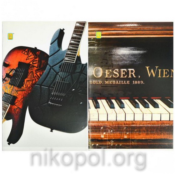 Зошит для нот "Коленкор", 20 аркушів А4, фото 1