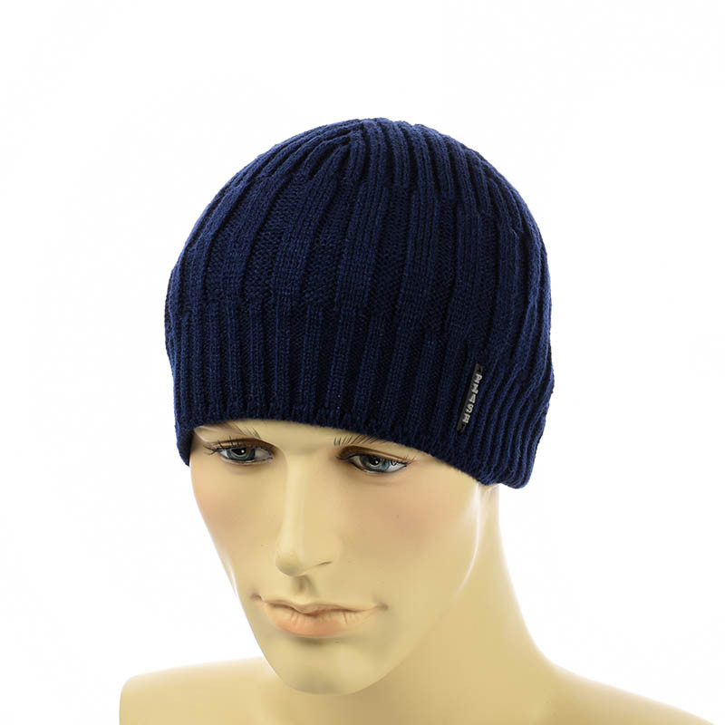 Чоловіча шапка 1*3*1 темно-синій