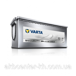 Акумулятор для вантажних автомобілів Varta 6СТ- 180 Аз 1000А Silver promotiv M18