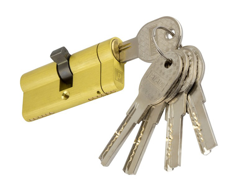 PALADII SP циліндр 60 мм (30*30) SB жовтий 5 лазерних ключів