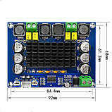 XH-M543 Стерео підсилювач Звуку 2х120W D клас на TPA3116D2, фото 4