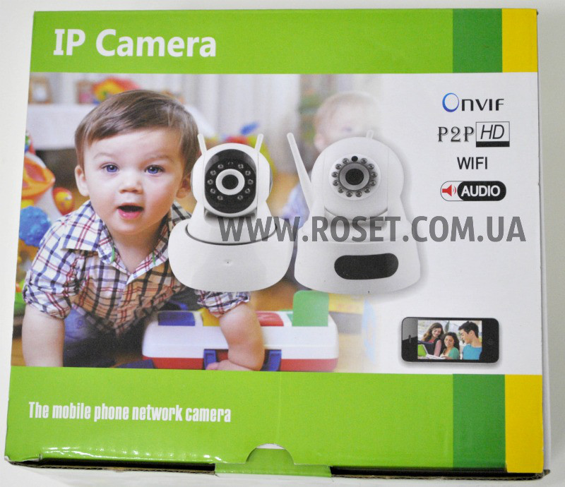 Камера видеонаблюдения - IP-camera P2P IR sensor Видео-няня - фото 1 - id-p754948809