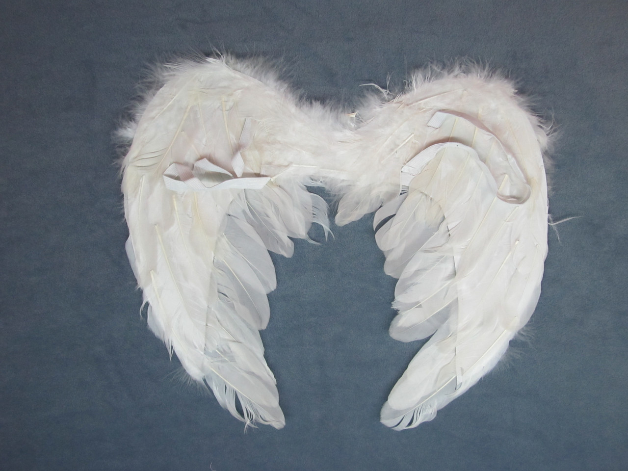 Крылья ангела белые 55х40 и нимб (комплект) для детского новогоднего костюма "АНГЕЛОЧЕК" - фото 4 - id-p602786869