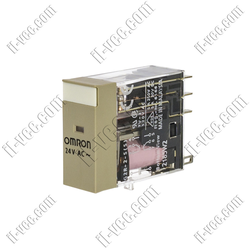 Реле OMRON G2R-2-S(S) 24VAC , 5A/250VAC, 5A/30VDC