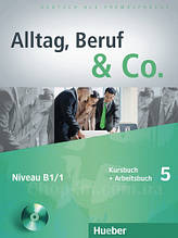 Підручник Alltag, Beruf und Co. 5 Kursbuch + Arbeitsbuch mit Audio-CD zum Arbeitsbuch