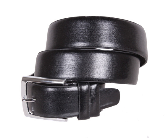 Чоловічий ремінь зі штучної шкіри під штани D070840 чорний, фото 1