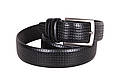 Чоловічий ремінь зі штучної шкіри під штани 330753 чорний, фото 2
