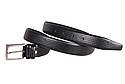 Чоловічий ремінь зі штучної шкіри під штани 330753 чорний, фото 5