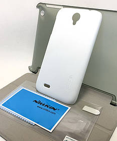 Чохол для Lenovo A850 накладка на бампер протиударний Nillkin +плівка білий