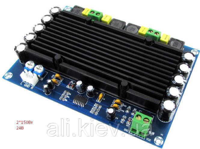 Підсилювач звуку TPA3116D2, 2*150 Вт