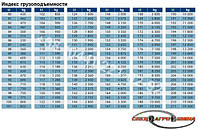 Індекс вантажопідйомності і швидкості