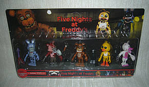 Аніматроніки П'ять ночей з Фредді Five nights at Freddys 6 фігурок набір 3