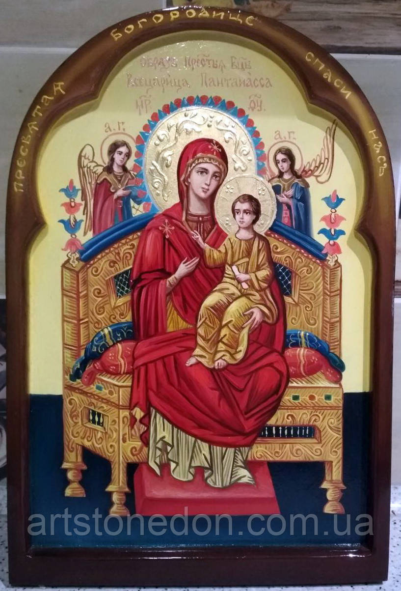 Ікона писана Образ Пресвятої Богородиці Всецариця (Пантанасса)