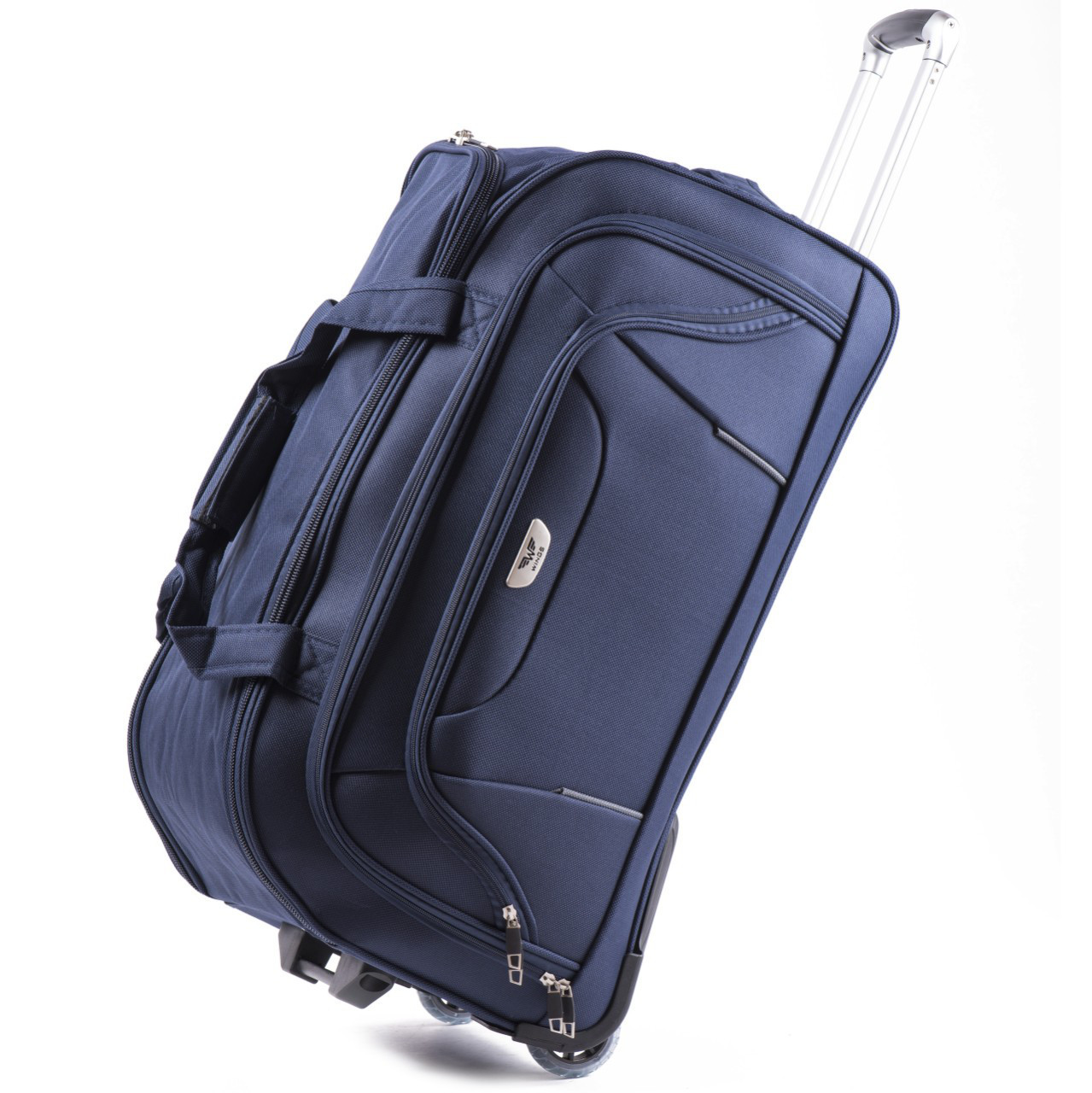 Дорожня сумка на колесах Wings 1056 Розмір (M) 63 л. Синя