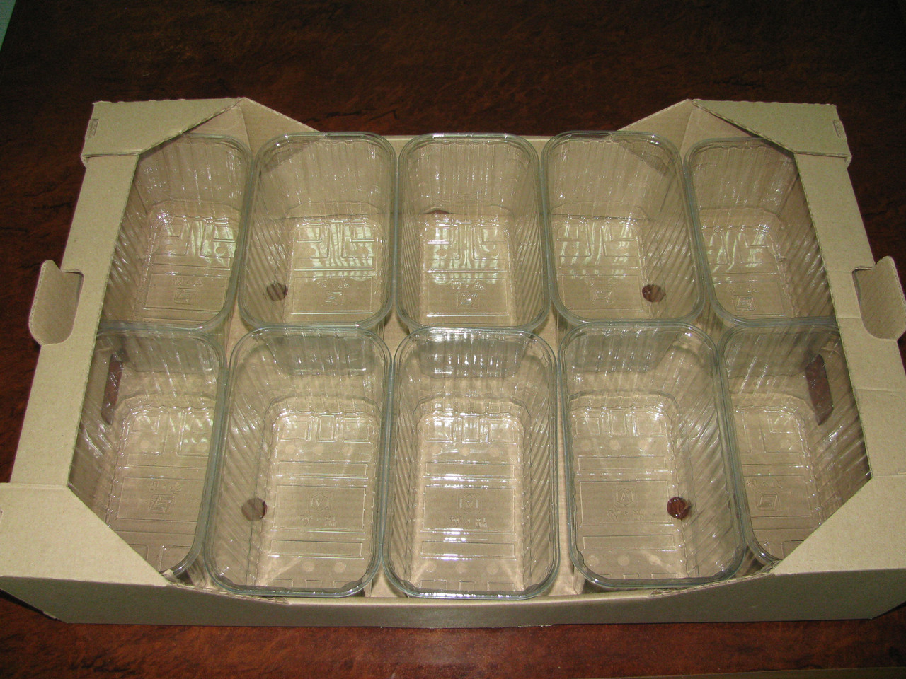 Пластиковий контейнер для ягід на 500 г. ягоди - фото 4 - id-p755810707