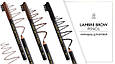 Олівець для брів LAMBRE BROW PENCIL №01 Світло-коричневий, фото 2
