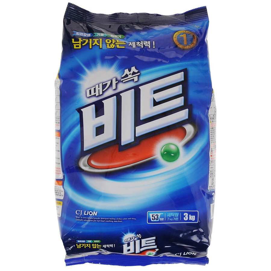 Пральний порошок для ручного й автоматичного прання CJ Lion Beat 3 кг (653136)