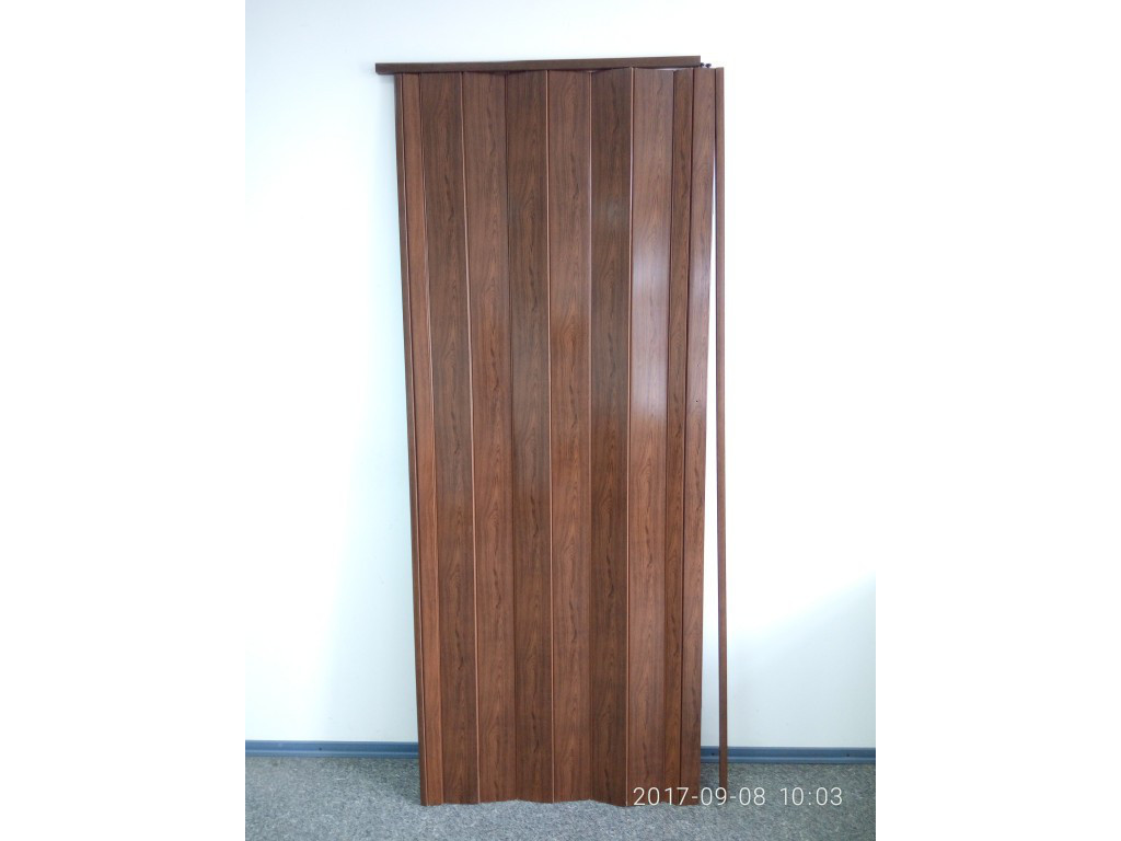 Двері гармошка під будь-які розміри, Більше 24 кольорів. Міжкімнатні двері гармошка. Двері гармошка ПВХ., фото 1