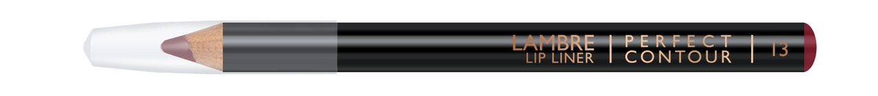 Олівець для губ Ламбре Perfect Contour №13 Гарячий червоний, фото 1
