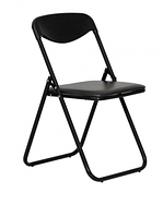 Розкладний мобільний стілець коричневий зі спинкою