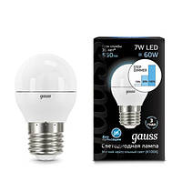 Светодиодная лампа Gauss Step dimmable P45 7Вт 4100K E27 180-240В