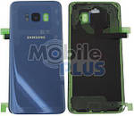 Samsung SM-G950F Galaxy S8 Задня скляна панель (кришка акумулятора), Blue, оригінал, GH82-13962D