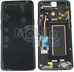 Samsung SM-G960F Galaxy S9 Дисплейний модуль з сенсором, Black, оригінал, GH97-21696A
