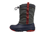 Чоботи зимові сноубутси для хлопчика/Crocs Kids Swiftwater Waterproof Boot (204657), Темно-сині, фото 6