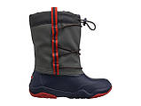 Чоботи зимові сноубутси для хлопчика/Crocs Kids Swiftwater Waterproof Boot (204657), Темно-сині, фото 4