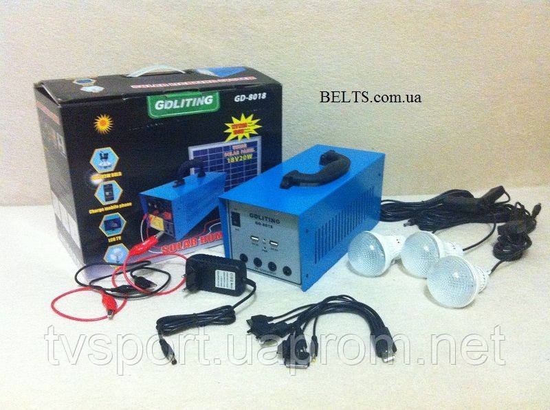 Солнечная система Solar Home System GDLite GD-8018, - фото 2 - id-p61651142