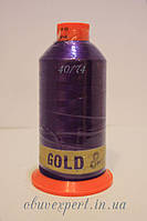 Швейна нитка Gold Polydea 40 № 74, кол. фіолетовий