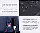 Класичний діловий рюкзак для навчання і бізнесу Arctic Hunter B00072, вологозахищений, з USB портом, 22л, фото 2
