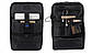 Класичний діловий рюкзак для навчання і бізнесу Arctic Hunter B00072, вологозахищений, з USB портом, 22л, фото 9