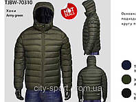 Батальная мужская зимняя куртка TIGER FORCE ,3XL,5XL, TJBW-70310 Big Size BLACK