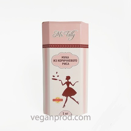 Борошно з коричневого рису без глютену, Ms. Tally 1000г