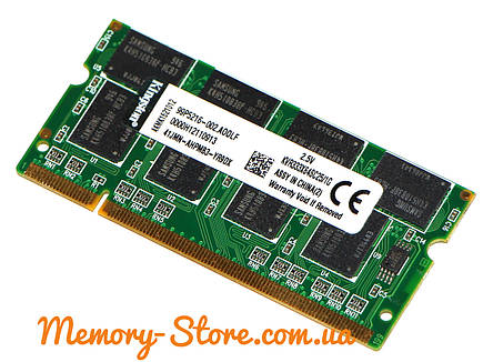 Оперативна пам'ять для ноутбука DDR1 SODIMM DDR 1Gb 333MHz PC2700, Kingston, фото 3